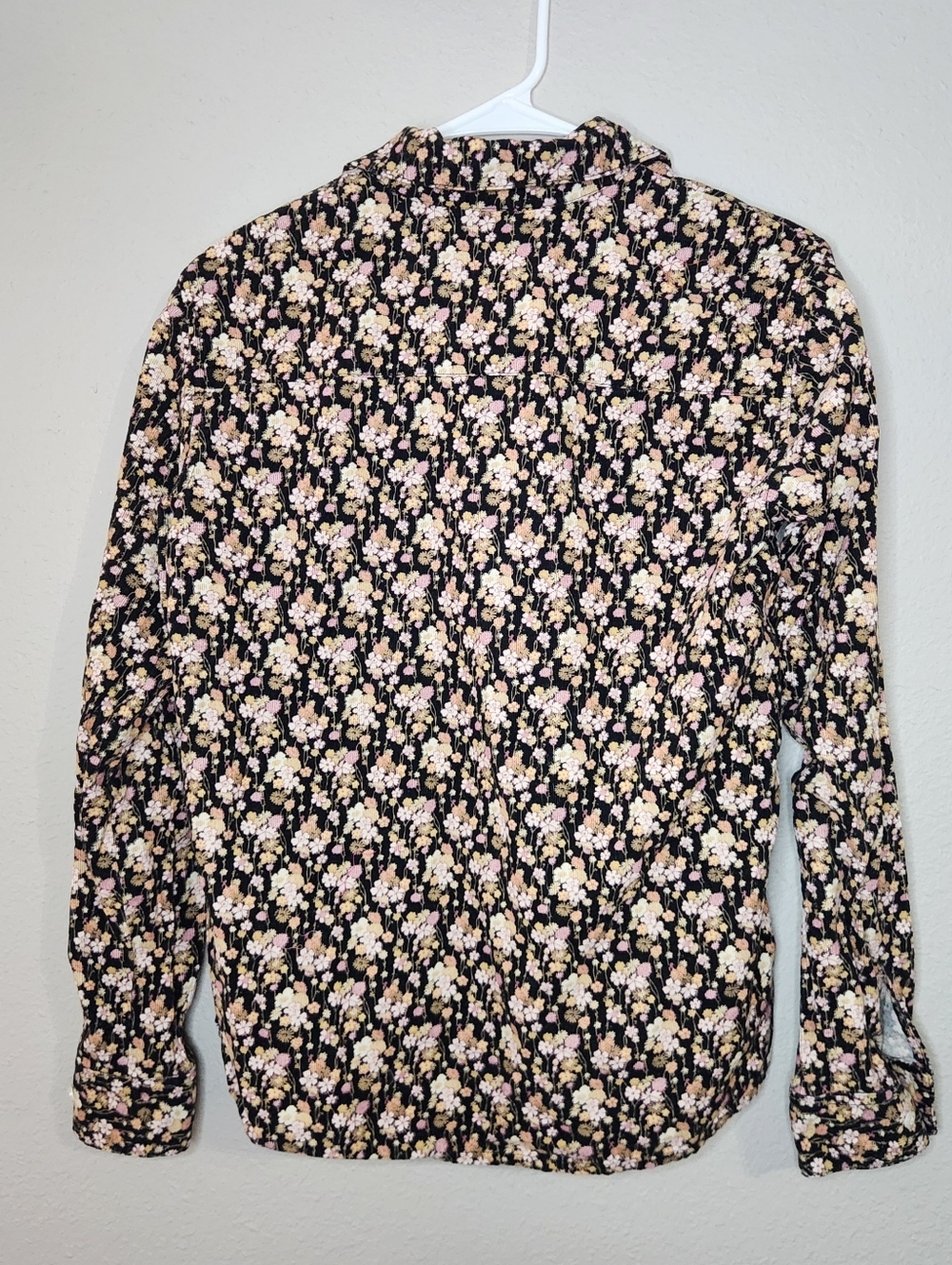 Orvis Floral Corduroy Button Down Shirt 100% Cotton Size 6 - Picture 6 of 6